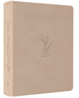 NeÜ bibel.heute Liebezurbibel (Schreibrandbibel OLIVE) - Flexibler Kunstledereinband - Beige mit...