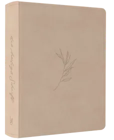 NeÜ bibel.heute Liebezurbibel (Schreibrandbibel OLIVE) - Flexibler Kunstledereinband - Beige mit...