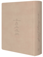 NeÜ bibel.heute Liebezurbibel (Schreibrandbibel OLIVE) - Flexibler Kunstledereinband - Beige mit...