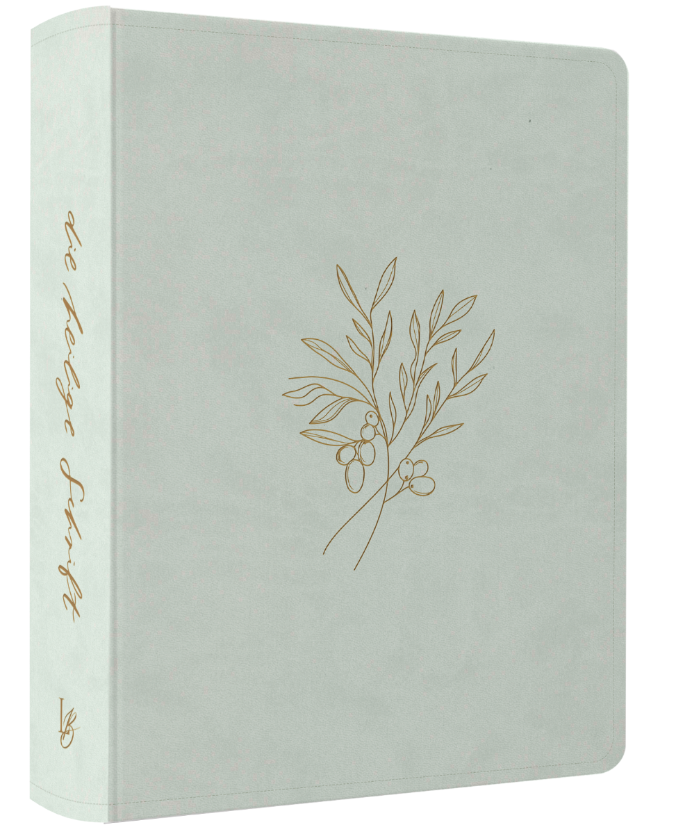 NeÜ bibel.heute Liebezurbibel (Schreibrandbibel SELAH) - Flexibler Kunstledereinband - mintgrün...