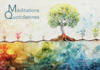 Méditations quotidiennes - calendrier éphéméride, bloc et plaque