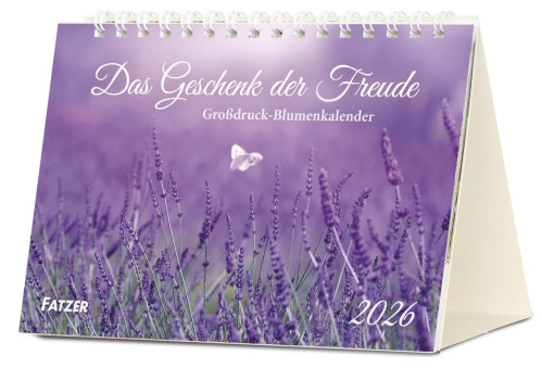 Das Geschenk der Freude - Panorama-Tischkalender