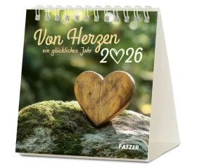 Von Herzen ein glückliches Jahr - Tischkalender
