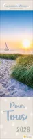 Pour tous (Paysages) - Calendrier cartes postales, vertical