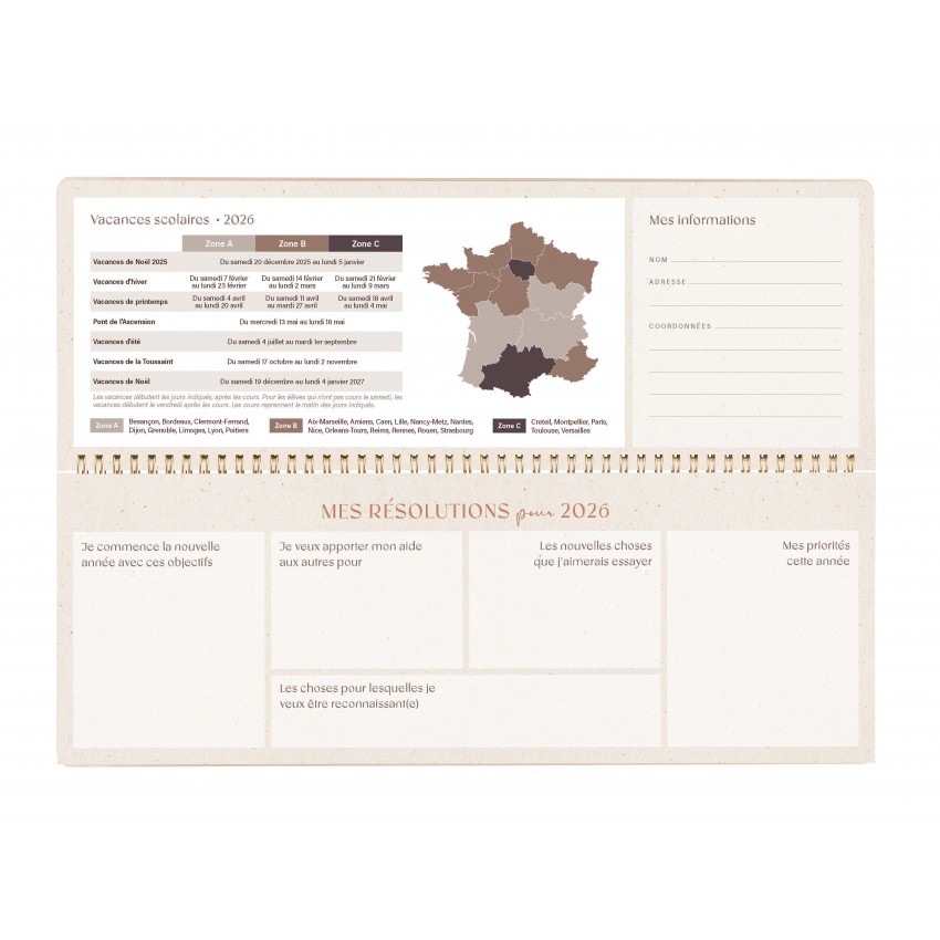 Confiance Quotidienne - Calendrier (semainier)