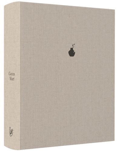 NeÜ bibel.heute Liebezurbibel (Schreibrandbibel STONE) - Leinen Hardcover, mit Schreibrand