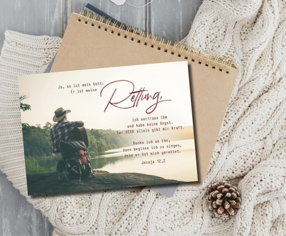 Postkarten Rettung - Jesaja 12,2