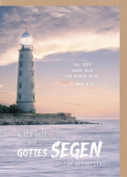Faltkarte Leuchtturm Alles Gute - 4. Mose 6,24