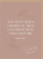 Faltkarten alles Liebe - PSALM 139,5