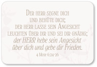 Minikarten-Box „Viel Segen" - 30 Bibelverse Segen und Ermutigung
mit Edlem Holzaufsteller