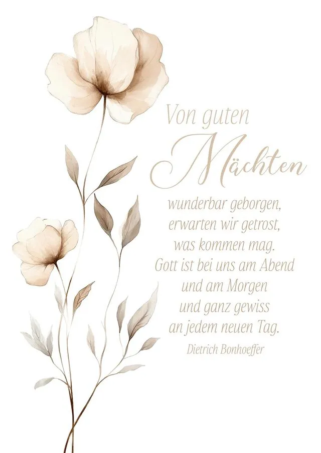 Poster Bonhoeffer A3