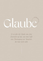 Poster Fatzer Motive Glaube DIN A4 - Hebräer 11:11