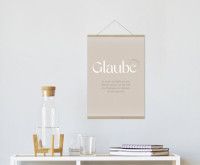 Poster Fatzer Motive Glaube DIN A4 - Hebräer 11:11