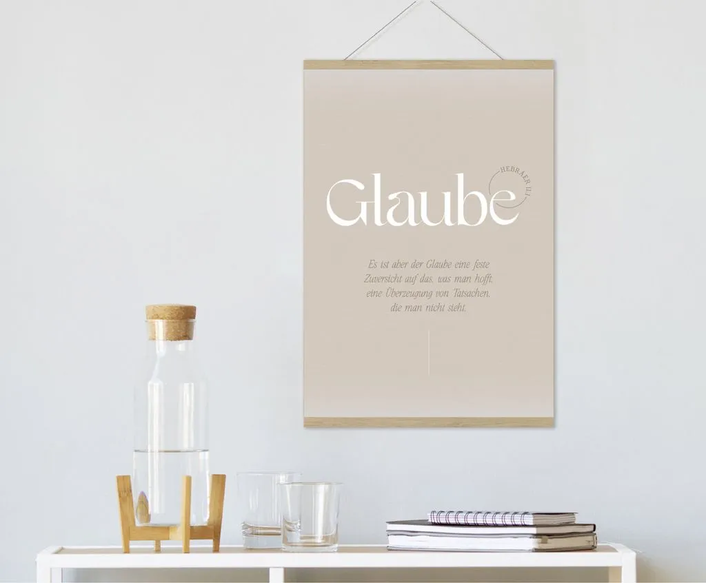 Poster Fatzer Motive Glaube DIN A3 - Hebräer 11:11