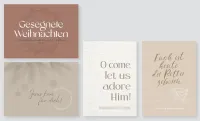Minikarten Weihnachten Fatzer alive - 12 Kärtchen