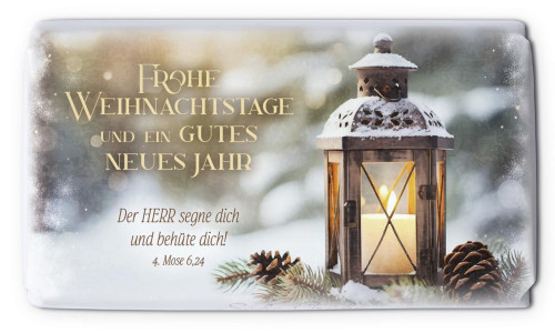 Schokolade Weihnachtstage - 4. Mose 6,24