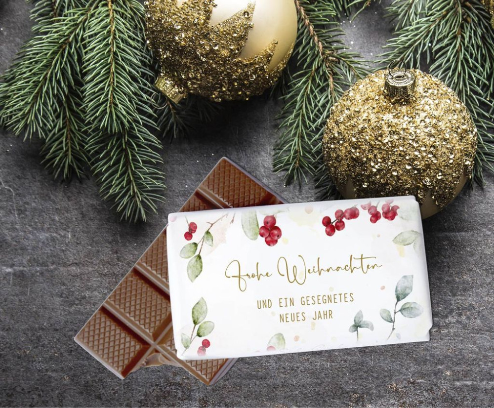 Schokolade Frohe Weihnachten