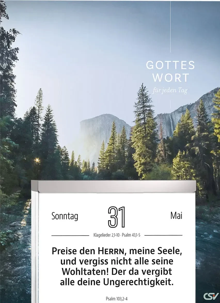 Gottes Wort für jeden Tag - Abreisskalender