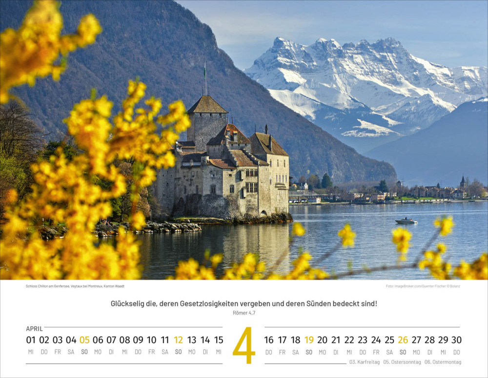 Schweizer Bildkalender - Deutsch, Wandkalender