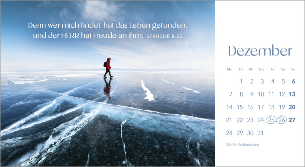 Quelle des Lebens - Postkartenkalender mit Landschaftaufnahmen