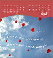 Von Herzen ein glückliches Jahr - Tischkalender