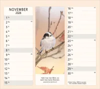 Vormerk-Kalender mit Sinnsprüche