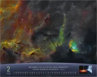 Kalender Du bist nicht fern - Das Universum - ein Gedanke Gottes, Panorama-Super-Wandkalender