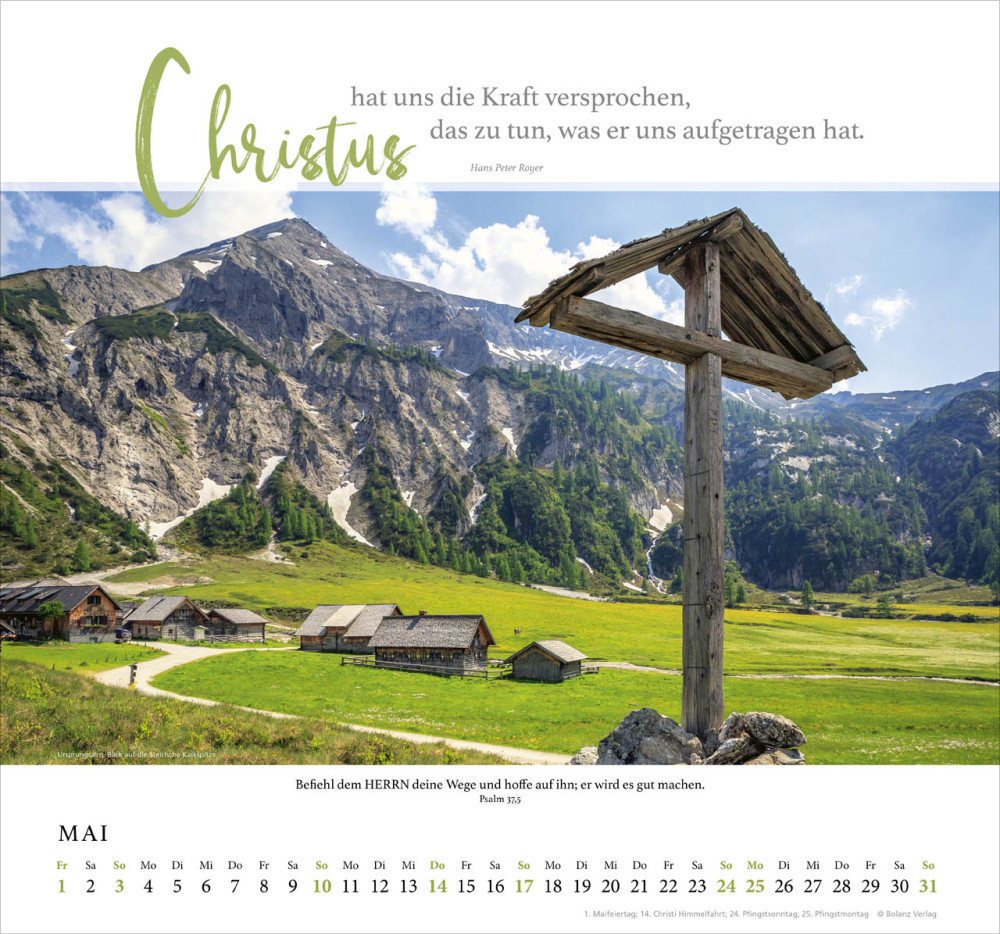 Fels meiner Stärke - Hans Peter Royer - Wandkalender