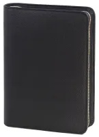 Bibelhülle für Schlachter 2000 Taschenausgaben - Rindleder, fein genarbt, Schwarz