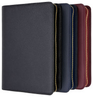 Bibelhülle für Schlachter 2000 Standardausgaben - Rindleder, fein genarbt - Schwarz