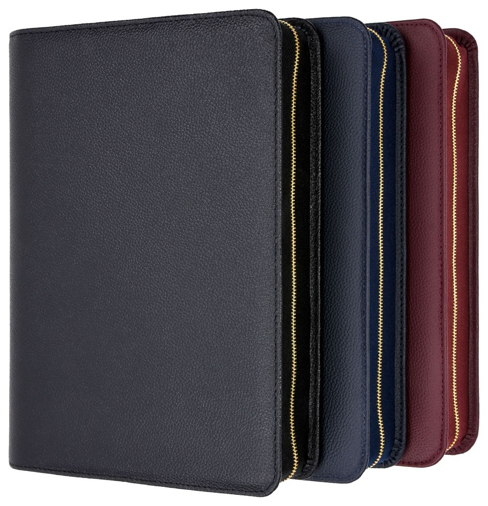 Bibelhülle für Schlachter 2000 Standardausgaben - Rindleder, fein genarbt - Bordeaux-Rot