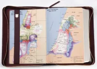 MacArthur Studienbibel mit Echtleder-Bibelhülle - Hülle in leicht genarbten Echtleder mit...