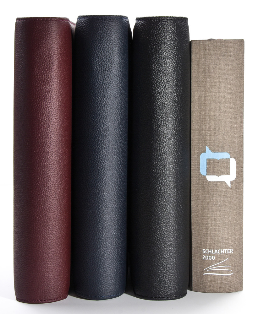 MacArthur Studienbibel mit Echtleder-Bibelhülle - Hülle in leicht genarbten Echtleder mit...