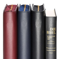 Schlachter 2000 Standardausgabe mit Echtleder-Bibelhülle - Hülle in leicht genarbten Echtleder...