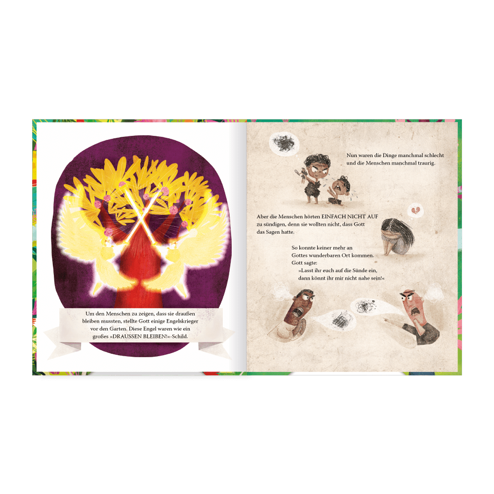 Der Garten, der Vorhang und das Kreuz