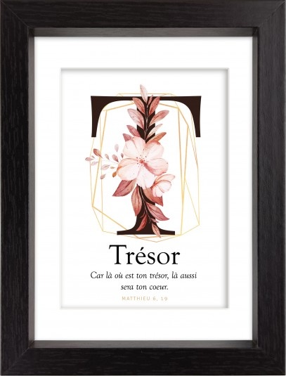 Mon cadre inspiration - T comme Trésor