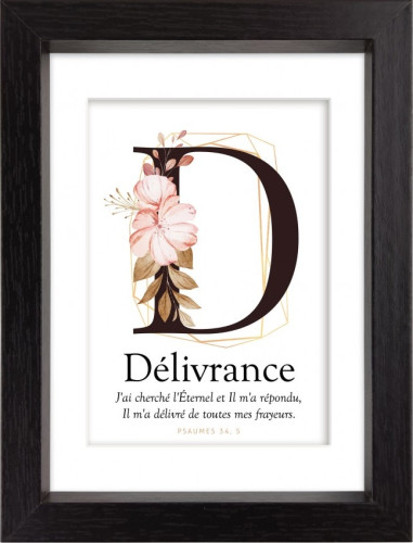 Mon Cadre Inspiration - J'ai cherché l'Eternel et Il m'a répondu