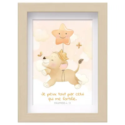 Mon cadre inspiration enfant - Lionceau