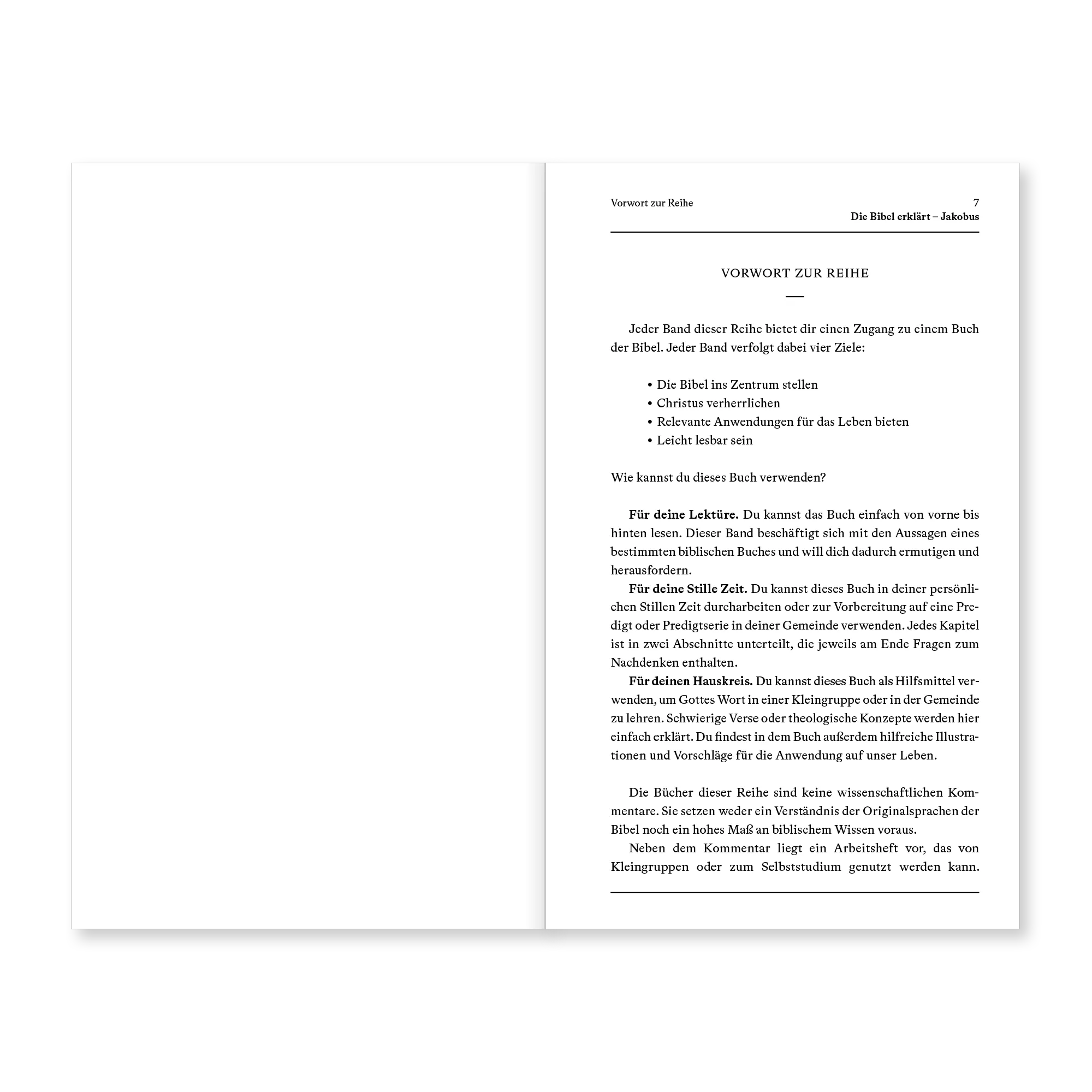 Jakobus (Kommentar) - Glaube, der praktisch wird - Reihe Die Bibel erklärt