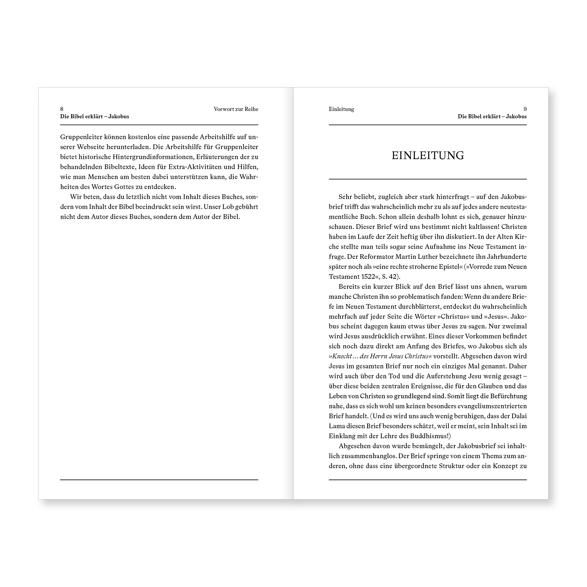 Jakobus (Kommentar) - Glaube, der praktisch wird - Reihe Die Bibel erklärt