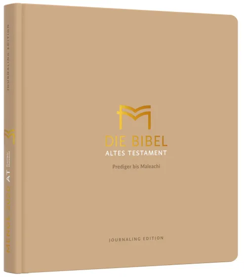 Bibel Menge 2020 AT, Schreibrand - Prediger bis Maleachi - Journaling Edition
