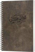 Stille Zeit mit Dir - Motiv "Lederoptik Antik" - Notizbuch