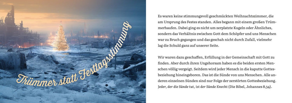 Die kaputte Weihnachtskugel - Ein Weihnachts-Verteilheft