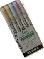 Zebra Mildliner Highlighter "Frühling" - (Filzstifte können durchdrücken je nach Handhabung)