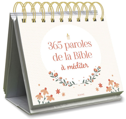 365 paroles de la Bible à méditer - Chevalet à spirales sous coffret