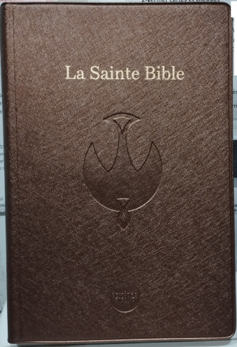 Bible à la Colombe Segond 1978, brune - couverture souple, flexa