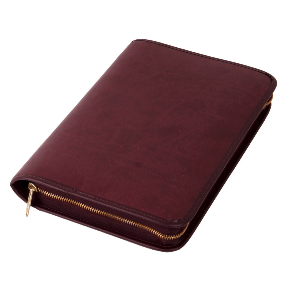 Etui für Bibel aus AppleSkin - Bordeaux - 21,6 x 14,6 x 4,2 cm