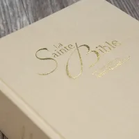 Studienbibel Segond NEG MacArthur, französisch - Softcover, beige Leineneinband