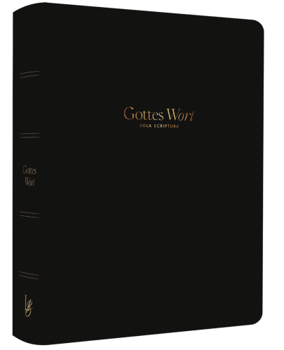 Schlachter Liebezurbibel (Schreibrandbibel Sola) - Flexibler Kunstledereinband - Schwarz mit...