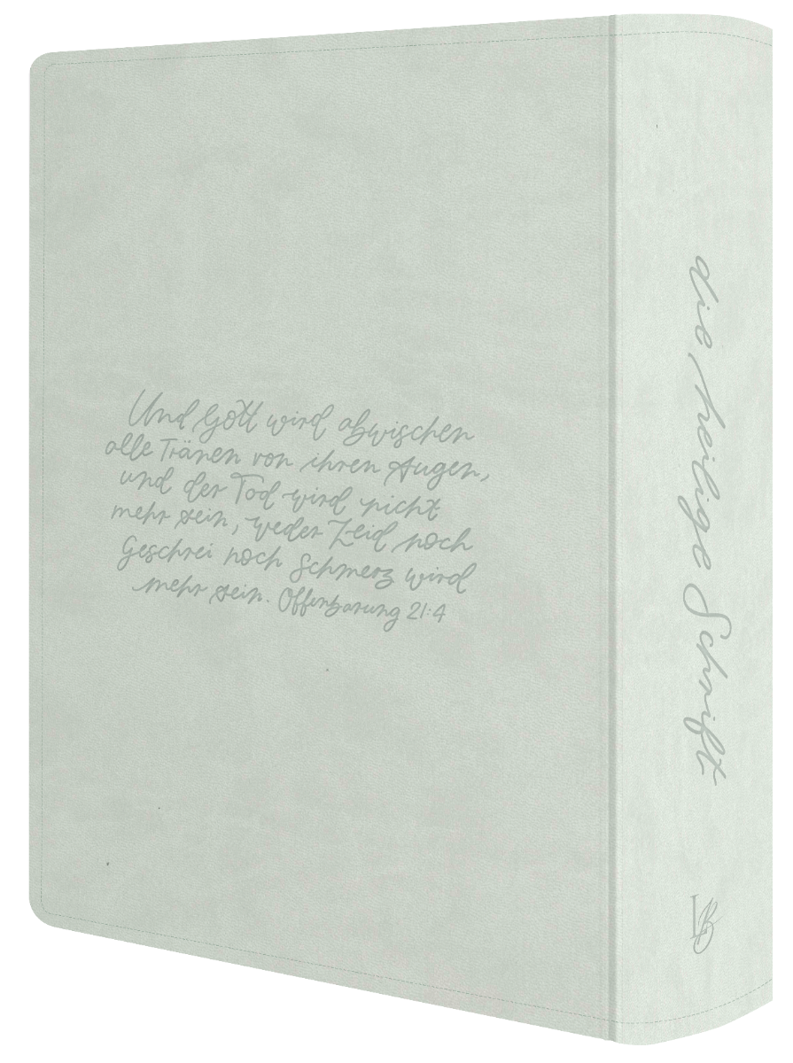 Schlachter Liebezurbibel (Schreibrandbibel Eden) - Flexibler Kunstledereinband - Mint mit...
